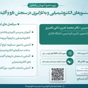دوره نانوسنسورهای الکتروشیمیایی و سنجش دارو و آلاینده‌ها